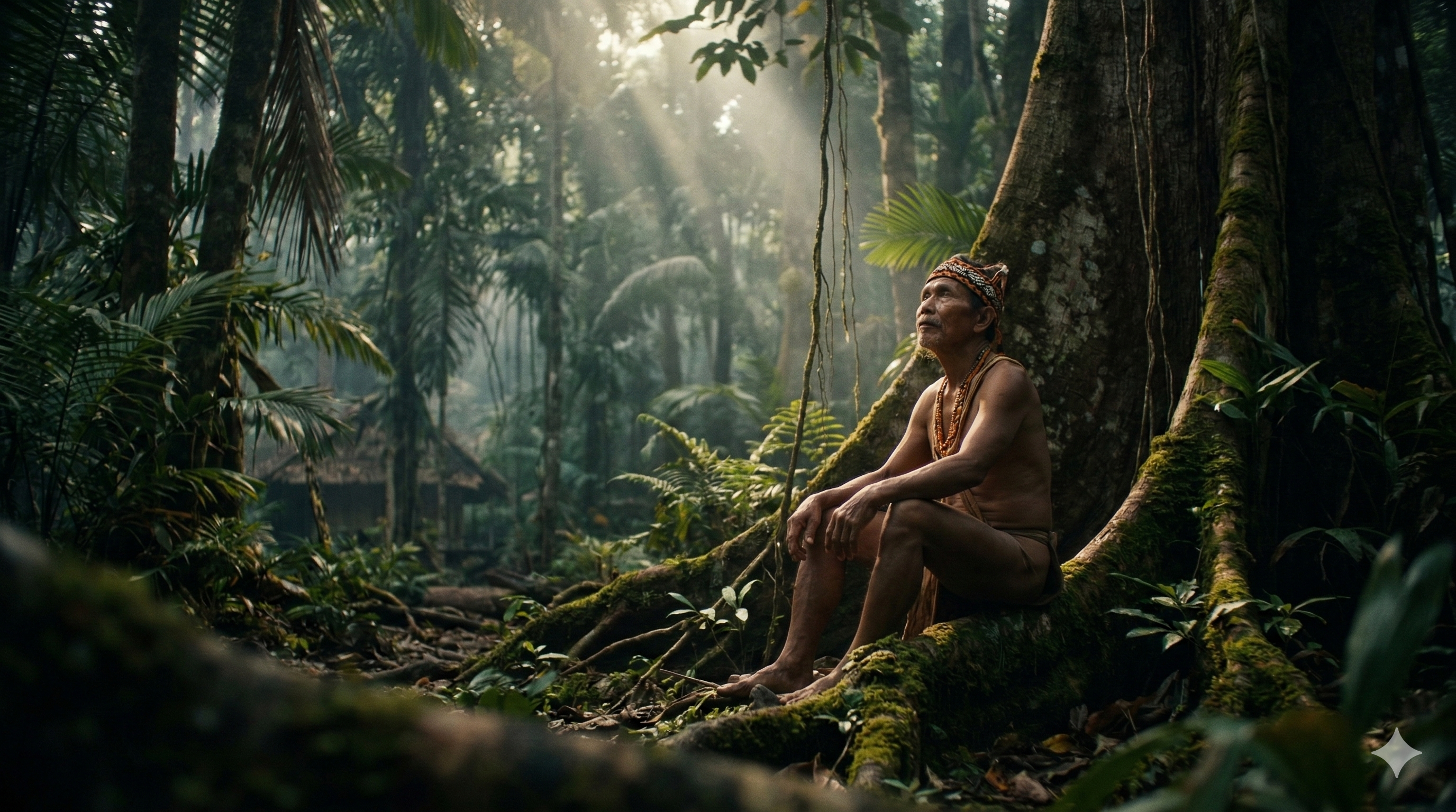 Mentawai tribal leader